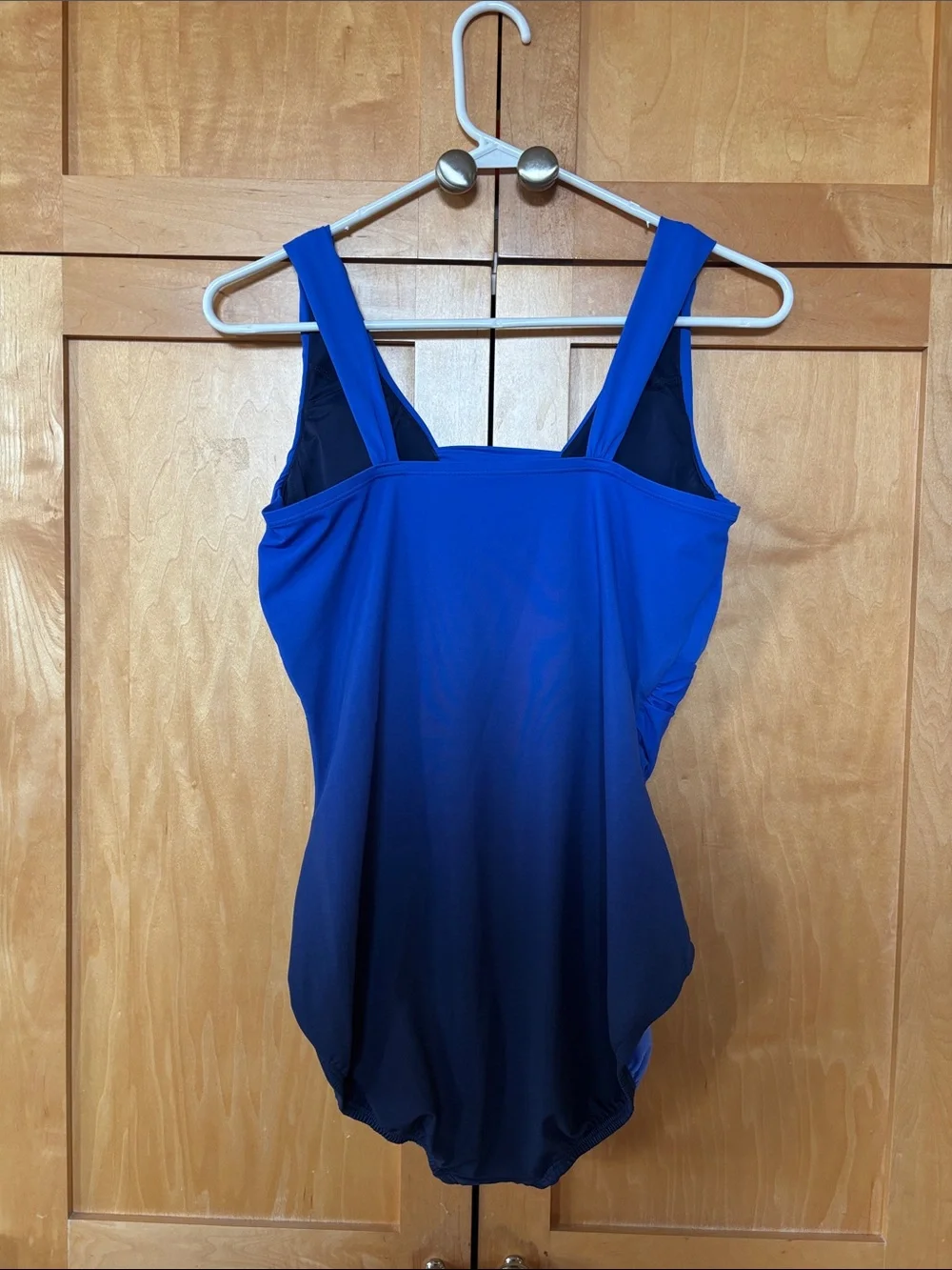 Lands' End Royal Blue MAST Women's ONE piece Swim Suit-Size 12-